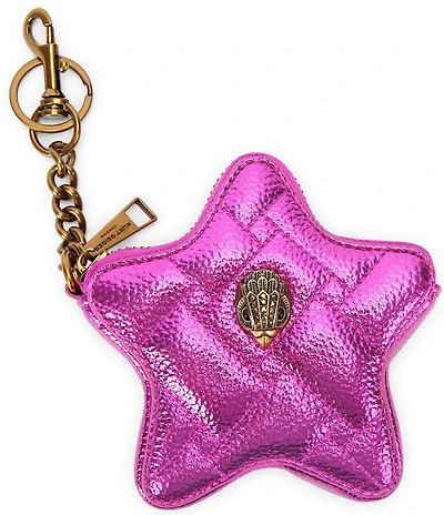 Kurt Geiger London Kensington Metallic Quilted Novelty Star Bag Charm