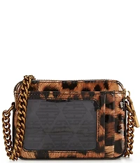 Kurt Geiger London Kensington Micro Cheetah Print Camera Crossbody Bag