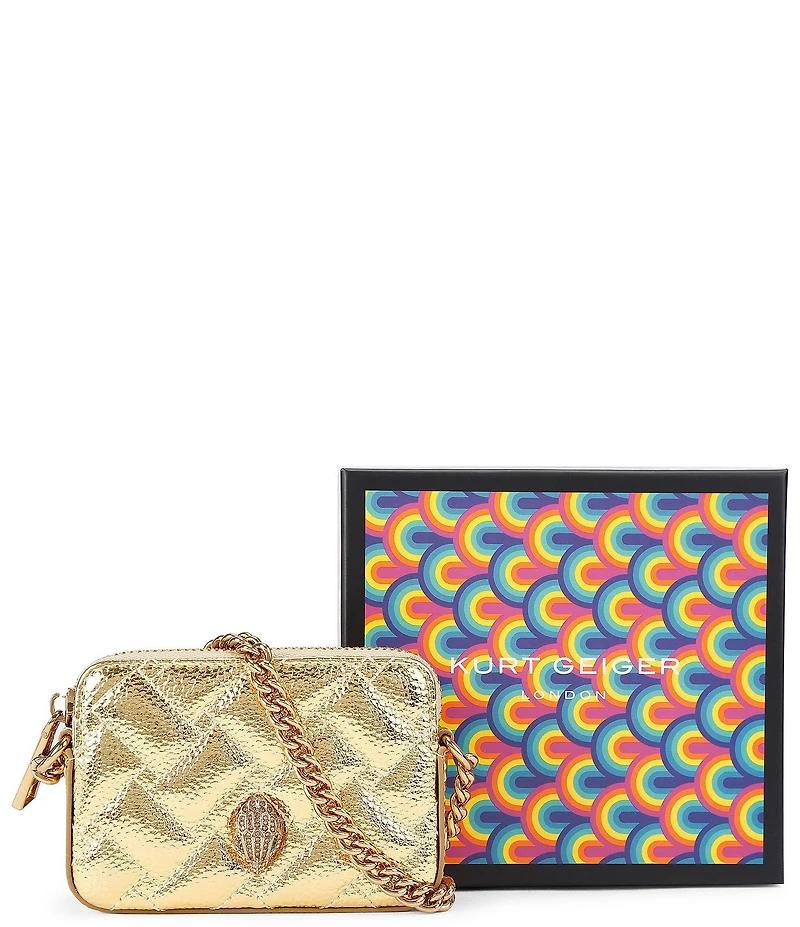 Kurt Geiger London Kensington Micro Camera Chain Strap Crossbody Bag