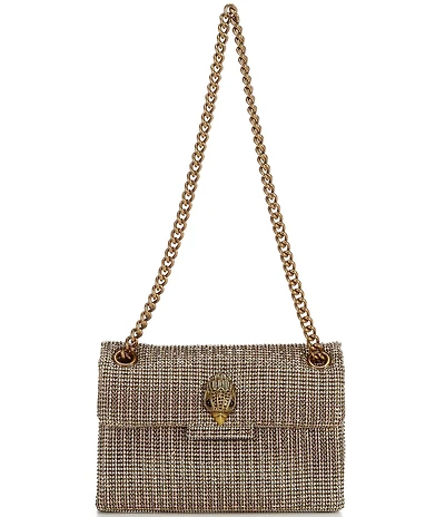 Kurt Geiger London Kensington Mini Crystal Houndstooth Crossbody Bag