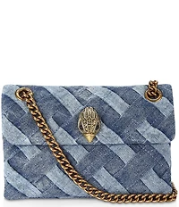 Kurt Geiger London Kensington Mini Denim Quilted Crossbody Bag
