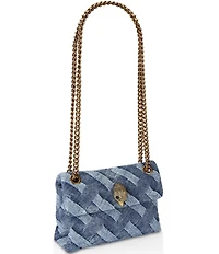 Kurt Geiger London Kensington Mini Denim Quilted Crossbody Bag