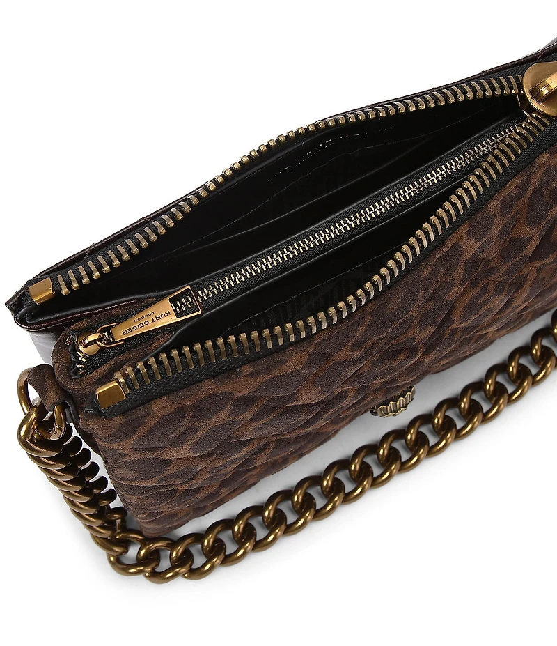 Kurt Geiger London Kensington Suede Puff 3 Pouch Crossbody Bag