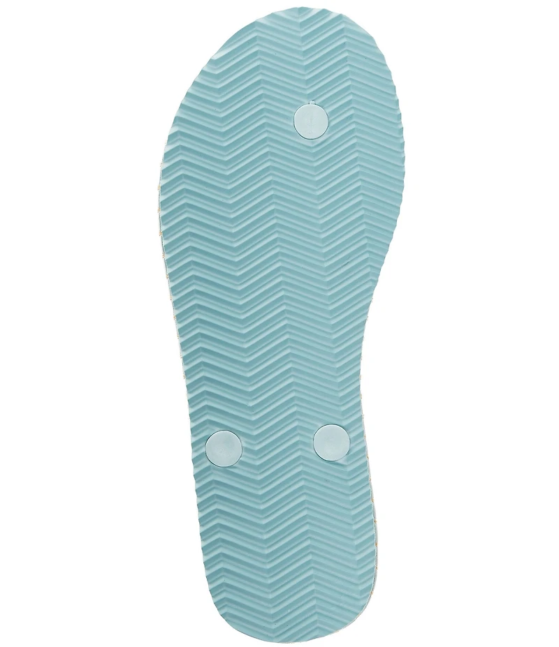 Kurt Geiger London Kensington Q Embroidered Logo Print Pool Flip Flops