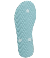 Kurt Geiger London Kensington Q Embroidered Logo Print Pool Flip Flops