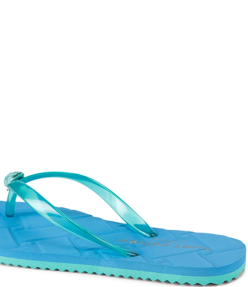 Kurt Geiger London Kensington Q Logo Pool Flip Flops