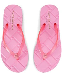 Kurt Geiger London Kensington Q Logo Pool Flip Flops