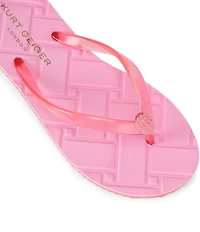 Kurt Geiger London Kensington Q Logo Pool Flip Flops