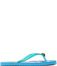Kurt Geiger London Kensington Q Printed Logo Pool Flip Flops