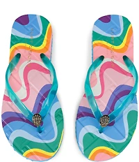 Kurt Geiger London Kensington Q Printed Logo Pool Flip Flops