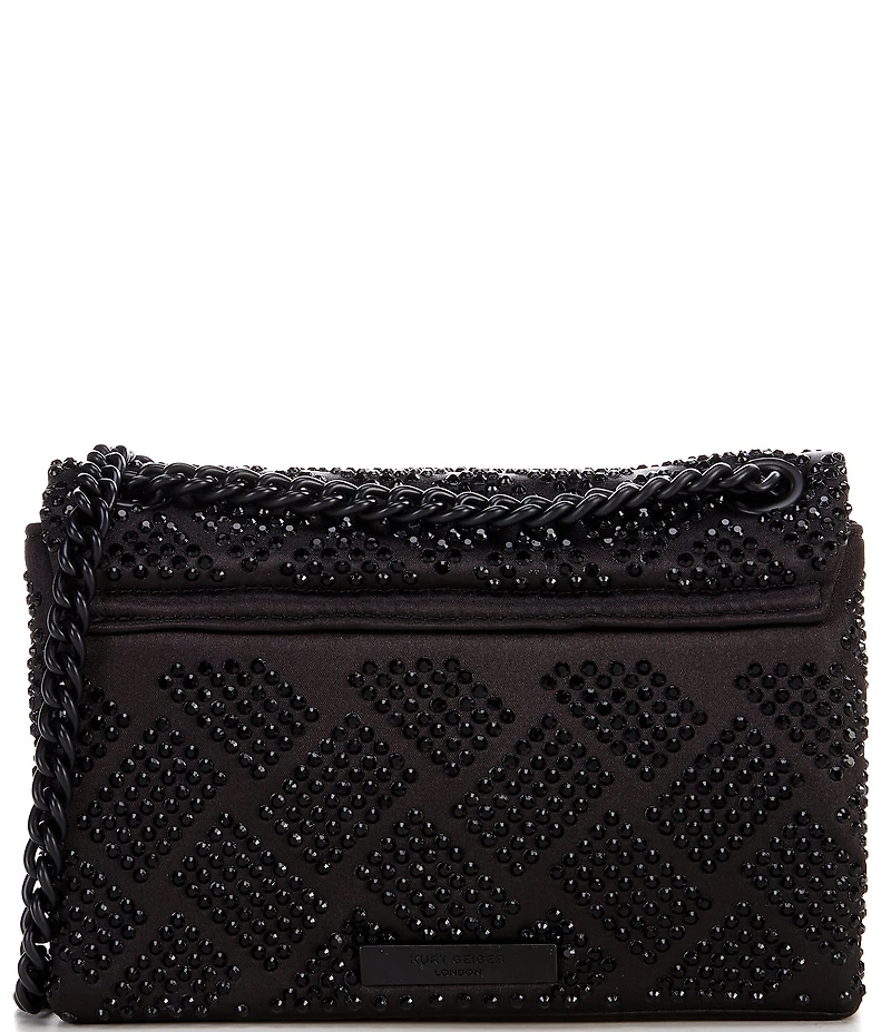 Kurt Geiger London Mini Kensington Monochromatic Rhinestone Crossbody Bag