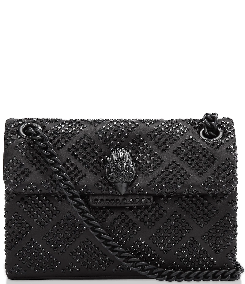 Kurt Geiger London Mini Kensington Monochromatic Rhinestone Crossbody Bag
