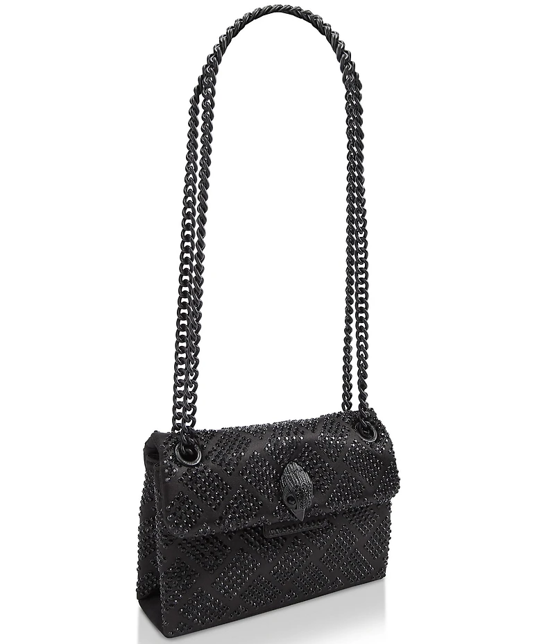 Kurt Geiger London Mini Kensington Monochromatic Rhinestone Crossbody Bag