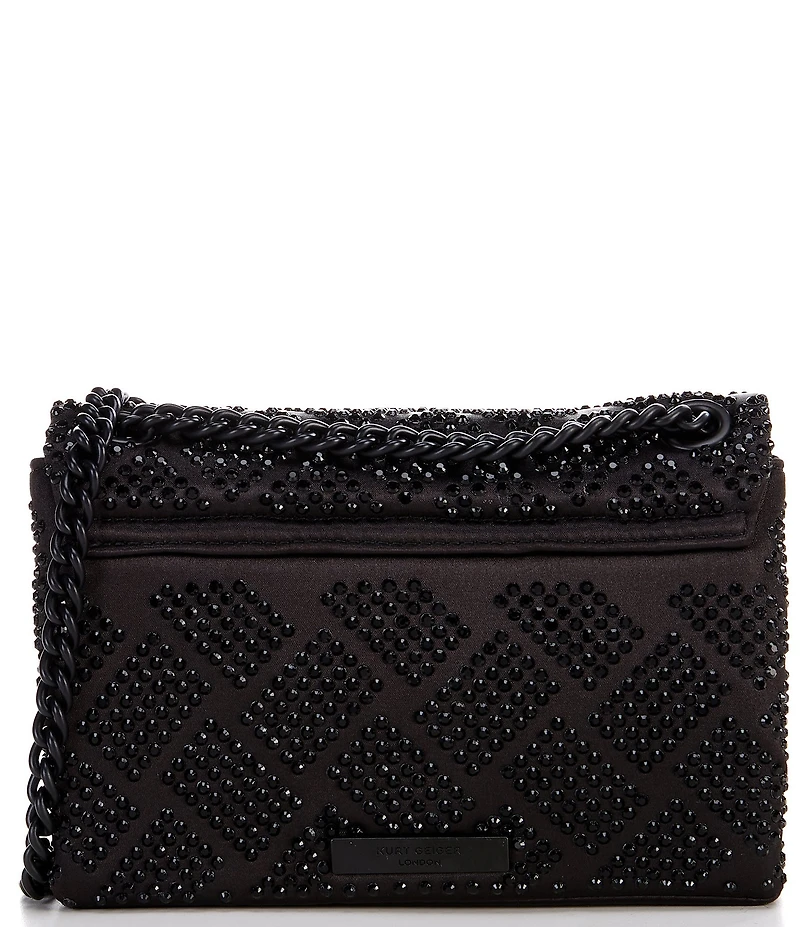 Kurt Geiger London Mini Kensington Monochromatic Rhinestone Crossbody Bag