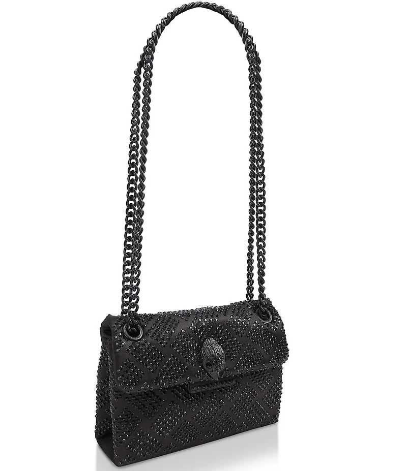 Kurt Geiger London Mini Kensington Monochromatic Rhinestone Crossbody Bag
