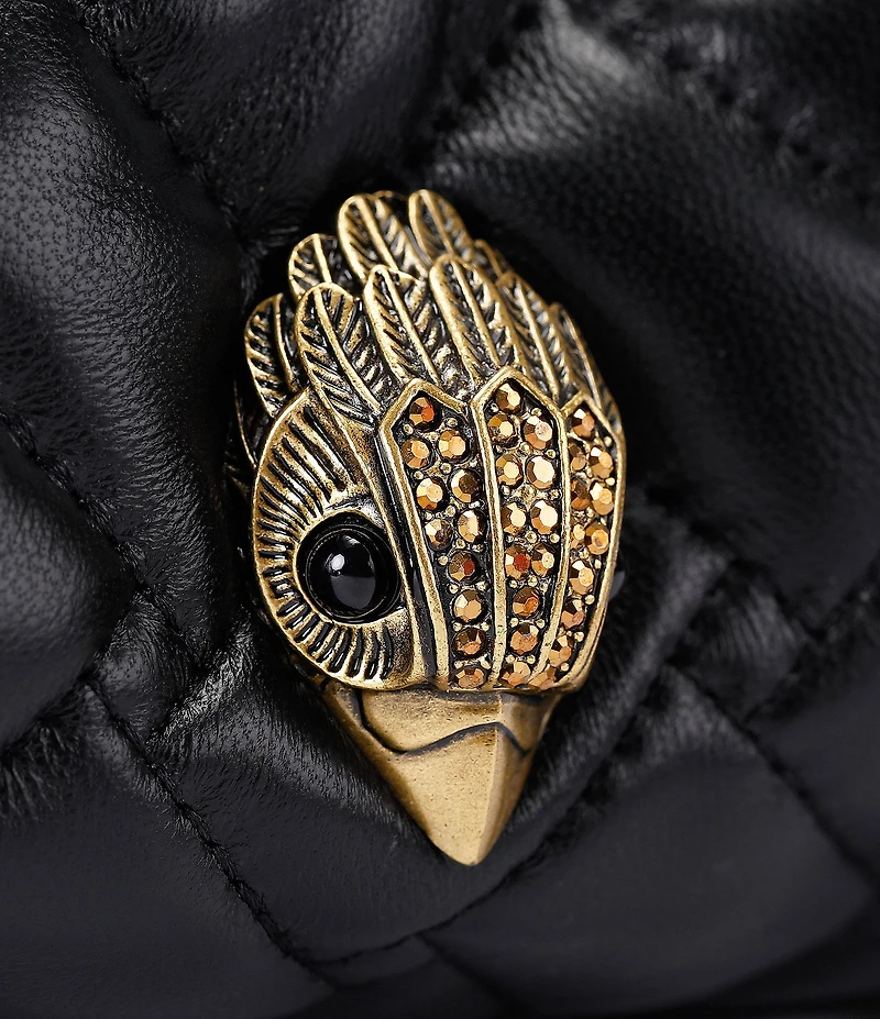 Kurt Geiger London Kensington Quilted Slouchy Drawstring Tote Bag