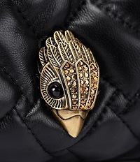 Kurt Geiger London Kensington Quilted Slouchy Drawstring Tote Bag