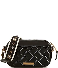 Kurt Geiger London Kensington Small Studded Strap Quilted Camera Crossbody Bag