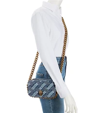Kurt Geiger London Small Kensington Denim Camera Bag