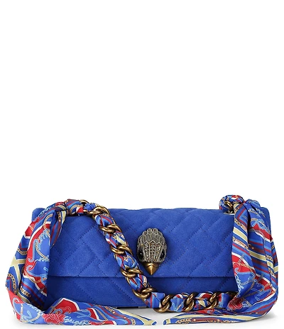 Kurt Geiger London Kensington Suede East-West Kurt Scarf Shoulder Bag