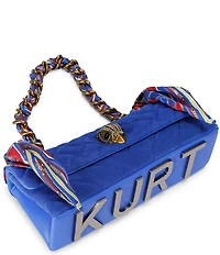 Kurt Geiger London Kensington Suede East-West Kurt Scarf Shoulder Bag