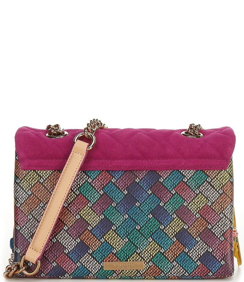 Kurt Geiger London Kensington Suede Fringe Convertible Crossbody Bag