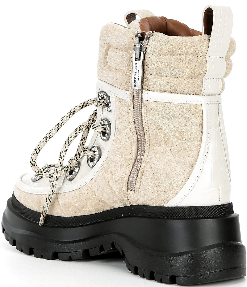 Kurt Geiger London Kensington Suede Hiker Booties