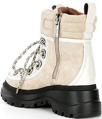 Kurt Geiger London Kensington Suede Hiker Booties