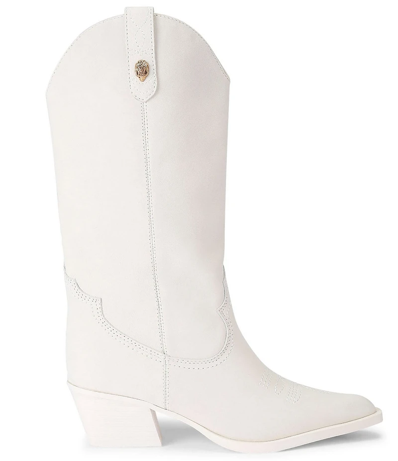 Kurt Geiger London Kiss Western Suede Cowboy Boots