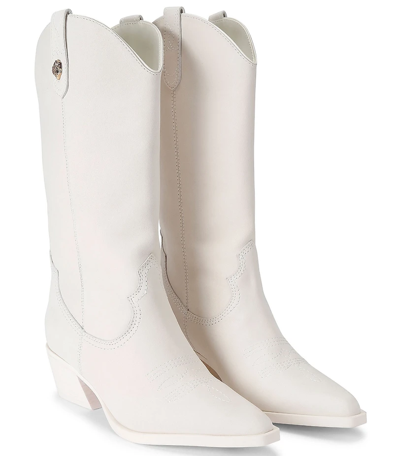Kurt Geiger London Kiss Western Suede Cowboy Boots