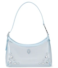 Kurt Geiger London Kurt Clear Vinyl Sling Embellished Shoulder Bag