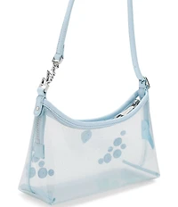 Kurt Geiger London Kurt Clear Vinyl Sling Embellished Shoulder Bag