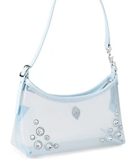 Kurt Geiger London Kurt Clear Vinyl Sling Embellished Shoulder Bag