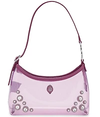 Kurt Geiger London Kurt Clear Vinyl Sling Embellished Shoulder Bag