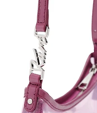 Kurt Geiger London Kurt Clear Vinyl Sling Embellished Shoulder Bag
