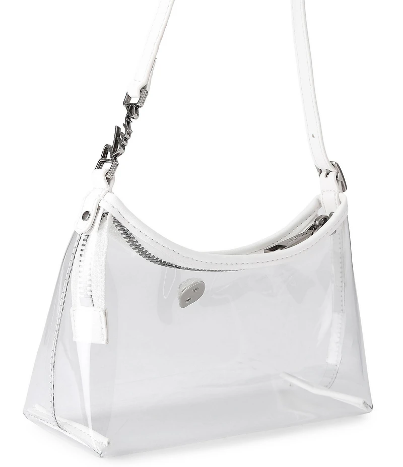 Kurt Geiger London Kurt Clear Vinyl Sling Shoulder Bag