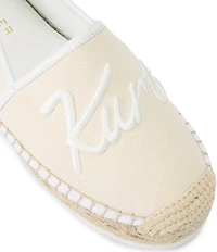 Kurt Geiger London Kurt Cleated Logo Slip On Espadrille Loafers