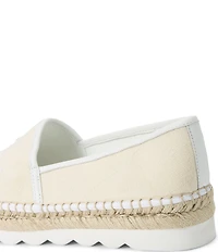 Kurt Geiger London Kurt Cleated Logo Slip On Espadrille Loafers