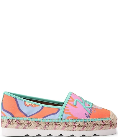 Kurt Geiger London Kurt Cleated Logo Slip On Espadrille Loafers