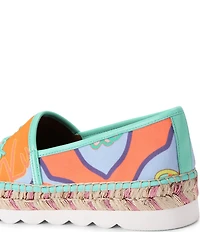 Kurt Geiger London Kurt Cleated Logo Slip On Espadrille Loafers