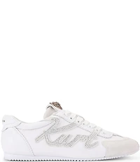 Kurt Geiger London Kurt Islington Embellished Logo Leather Sneakers