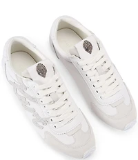 Kurt Geiger London Kurt Islington Embellished Logo Leather Sneakers