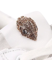 Kurt Geiger London Kurt Islington Embellished Logo Leather Sneakers