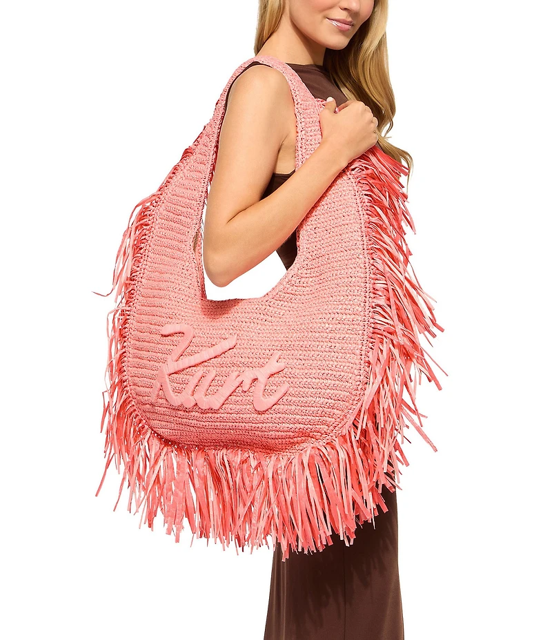 Kurt Geiger London Kurt Large Hobo Fringe Bag