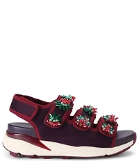 Kurt Geiger London Kurt Runner Floral Ornament EVA Sandals