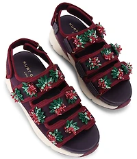 Kurt Geiger London Kurt Runner Floral Ornament EVA Sandals