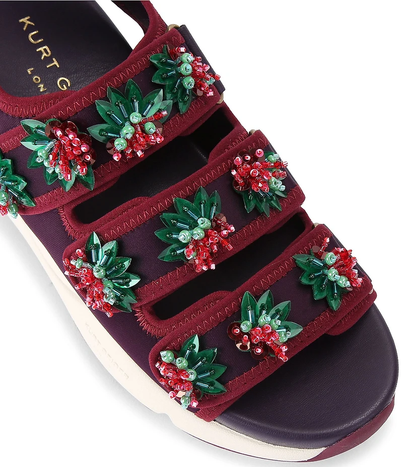 Kurt Geiger London Kurt Runner Floral Ornament EVA Sandals