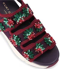 Kurt Geiger London Kurt Runner Floral Ornament EVA Sandals