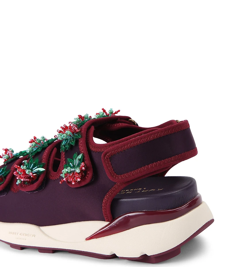 Kurt Geiger London Kurt Runner Floral Ornament EVA Sandals