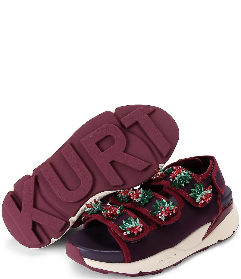 Kurt Geiger London Kurt Runner Floral Ornament EVA Sandals
